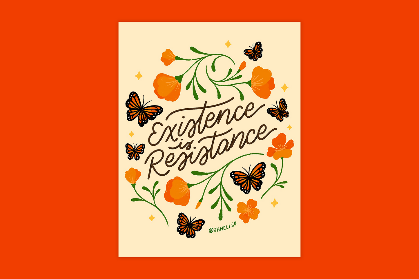 Existence is Resistance Poster (Digital Download)