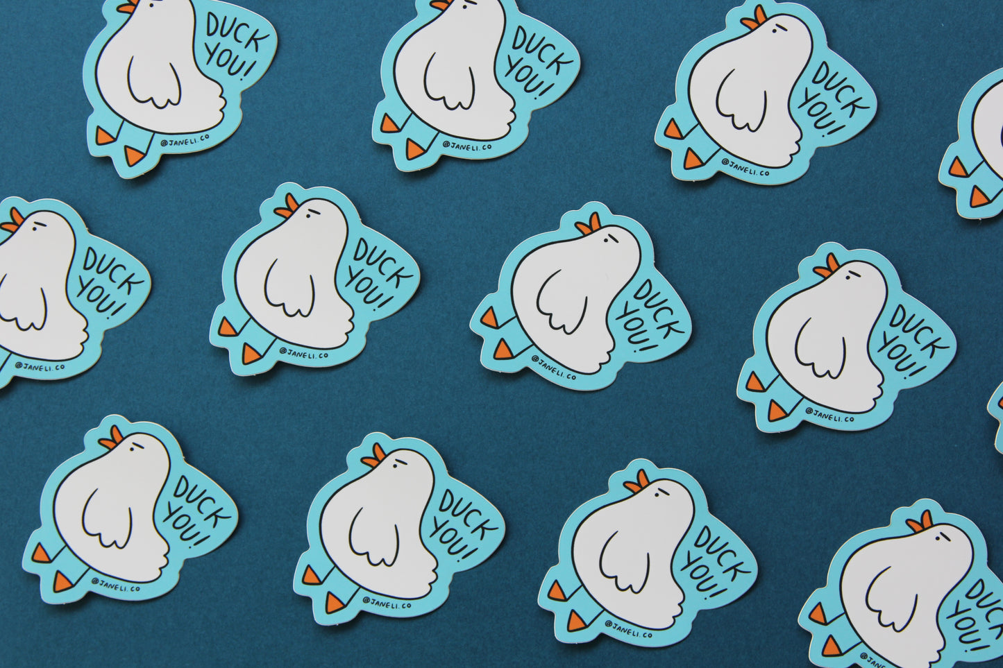 Duck You Sticker