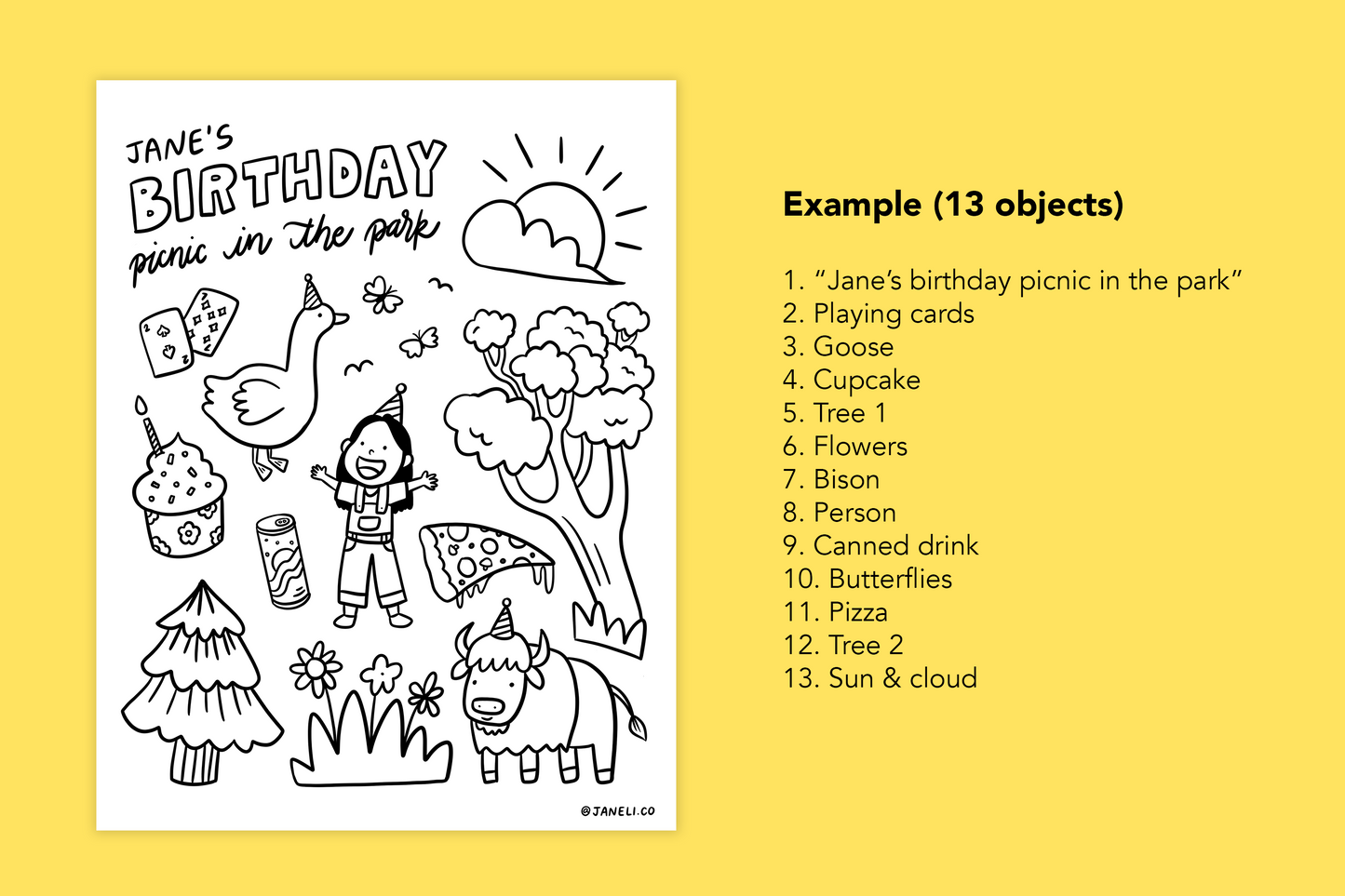 Custom Coloring Sheet (Digital Download)