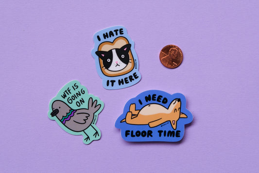 Mini Sticker Pack Trio