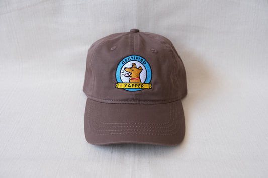 Certified Yapper Cap - Chocolate (Limited Edition)