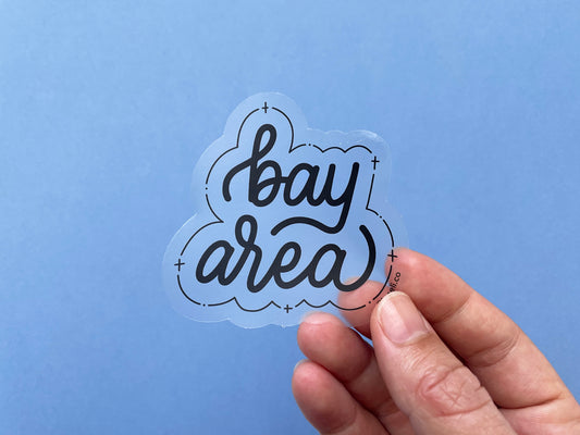 Bay Area Sticker (Clear)