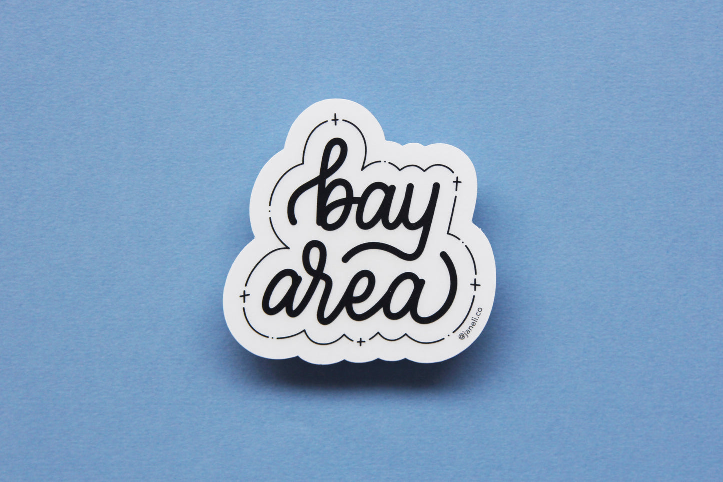 Bay Area Sticker (Clear)